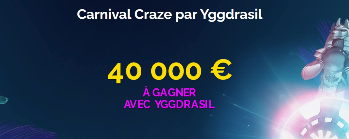 Yggdrasil lance une cagnotte de 40 000 € à gagner sur MonteCryptos Casino
