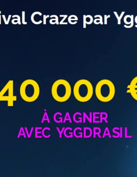 Yggdrasil lance une cagnotte de 40 000 € à gagner sur MonteCryptos Casino