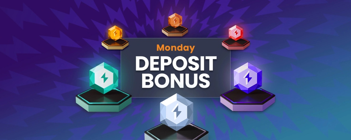 Faites un dépôt le lundi et gagnez un bonus Mega Match Mondays sur Cloudbet