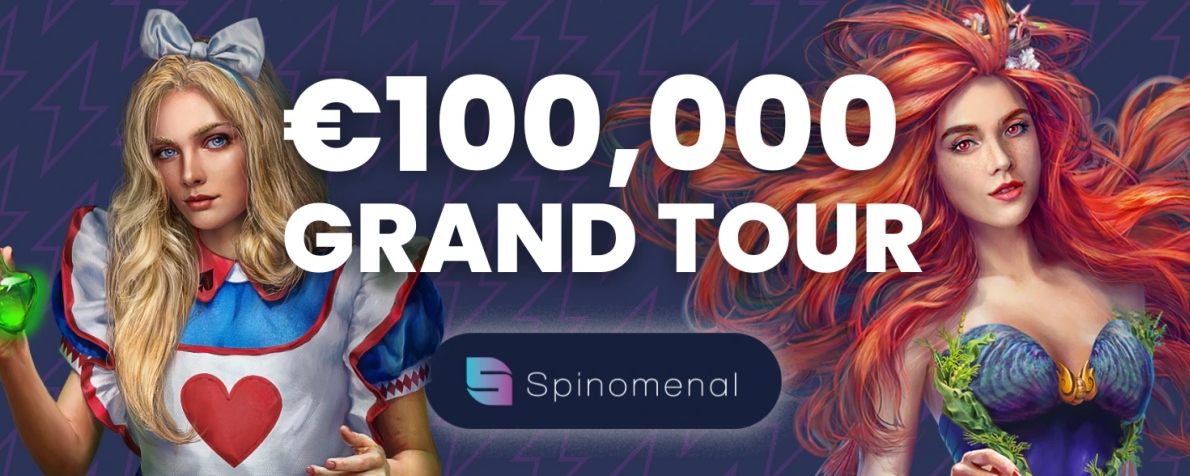 Grand Tour Spinomenal à 100 000 € sur Cloudbet