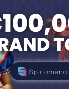 Grand Tour Spinomenal à 100 000 € sur Cloudbet