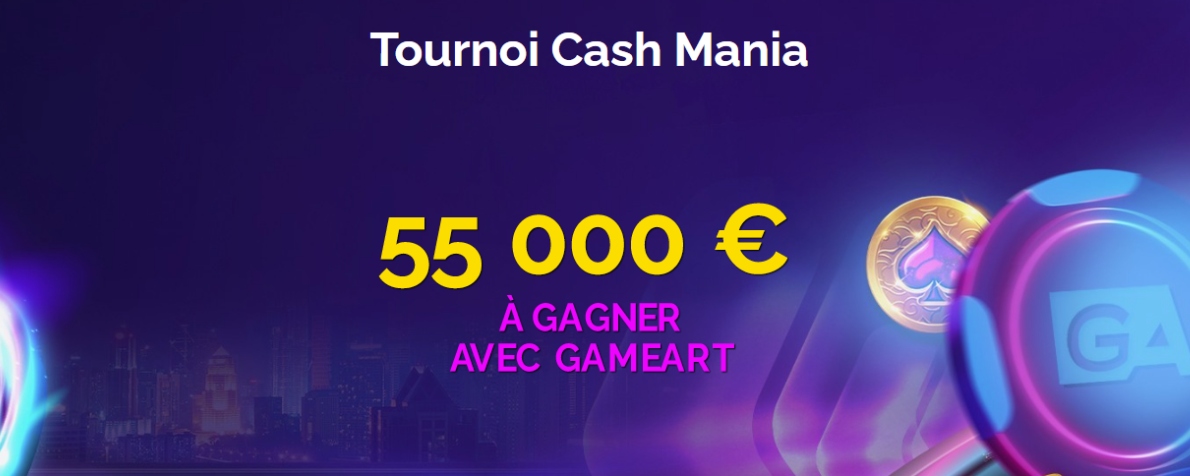 Tournoi Cash Mania sur Monte Cryptos