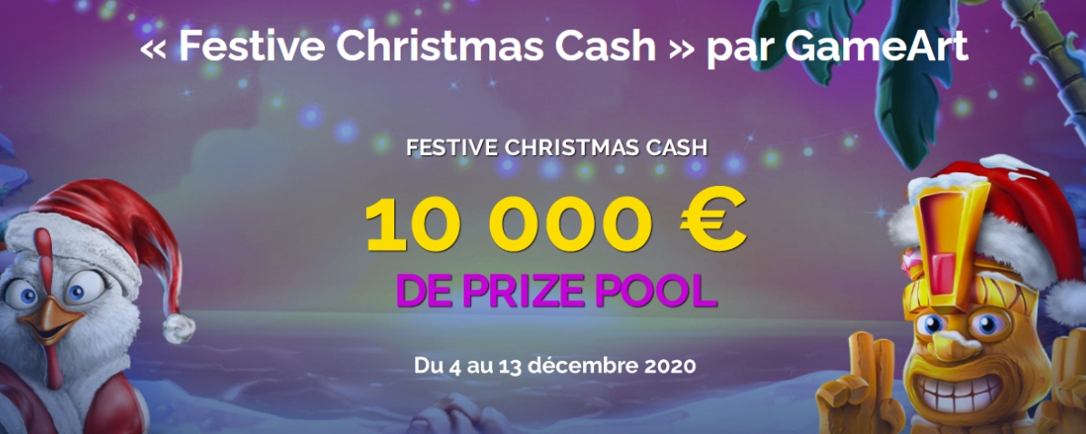 Spéciale promotion « Festive Christmas Cash » sur Montecryptos Casino