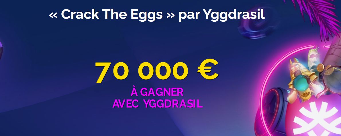 Tournoi « Crack The Eggs » sur MonteCryptos Casino