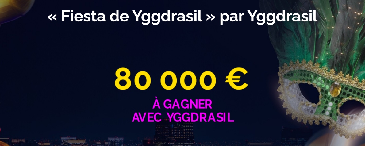 Exceptionnelle cagnotte de 80.000€ dans la Fiesta de Yggdrasil sur MonteCryptos