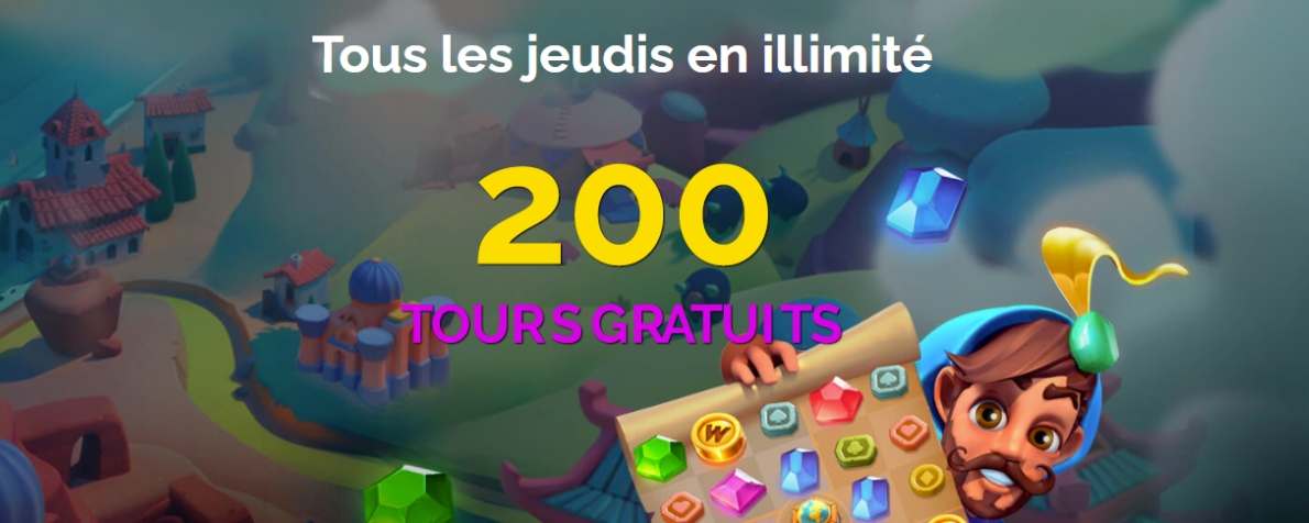 Recevez 200 tours gratuits sur Montecryptos Casino tous les jeudis