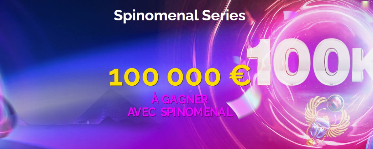 Profitez d’une cagnotte de 100 k€ avec Spinomenal Series sur MonteCryptos