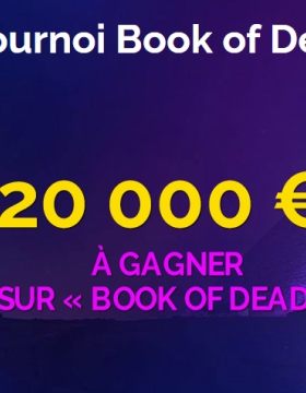 20 000 € en jeu dans le Tournoi Book of Dead sur Monte Cryptos